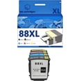 thumbnail image 1 of 88XL 88 XL Ink Cartridges Compatible for HP K550 K550dtn K550dtwn K5400dn K8600 L7480 L7580 L7590 Inkjet Printers, Leak-Proof Design Crisp Printing, 1 of 7