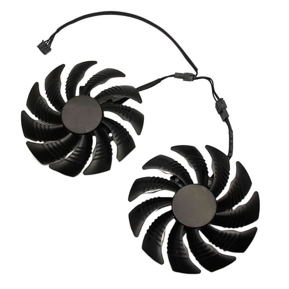 88mm GPU Cooler Graphics Card Fan for REDEON AORUS RX580/570 GV-RX570 AORUS GV-RX580AORUS(2 PCS)