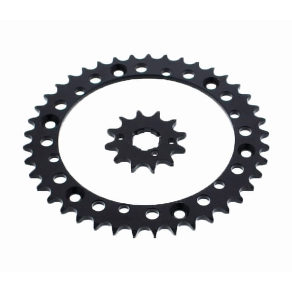 89-2006 Yamaha YFZ350 350 Banshee 12 Tooth Front & 40 Tooth Rear Black Sprocket