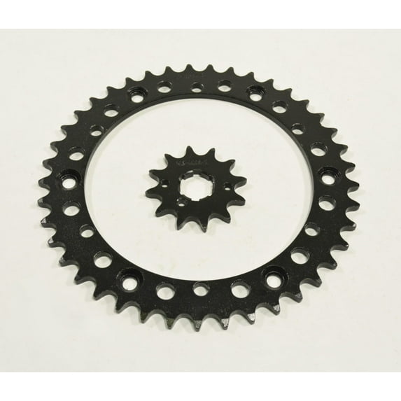 89-2006 Yamaha YFZ350 350 Banshee 12 Tooth Front & 41 Tooth Rear Black Sprocket