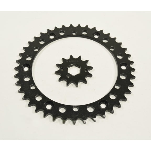 89-2006 Yamaha YFZ350 350 Banshee 12 Tooth Front & 41 Tooth Rear Black Sprocket