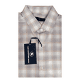 thumbnail image 1 of $89.50 Hart Schaffner Marx MEN'S S/Sleeve Plaid Shirt Cotton Beige [ M], 1 of 2