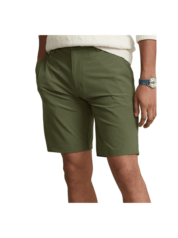 $89.50 Polo Ralph Lauren Men's 9.5-Inch Beach Shorts, Olive, Size 38