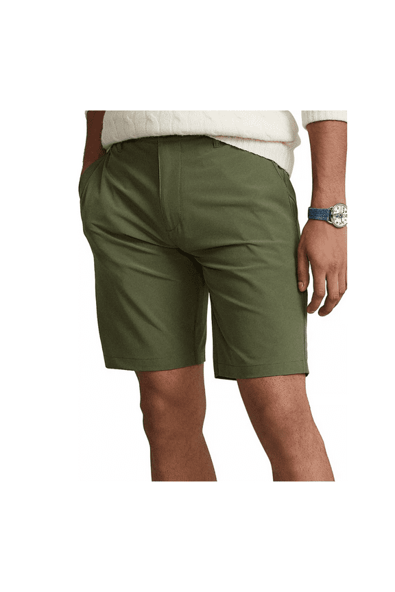 $89.50 Polo Ralph Lauren Men's 9.5-Inch Beach Shorts, Olive, Size 38