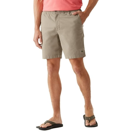 $89.50 Tommy Bahama Men's, Oceanside Poplin Pull-On Shorts, Dk Sand, S