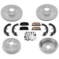 thumbnail image 1 of 89-92 GEO for Prizm Rear Brake Kit - 7PC, Vented Rotors, Ceramic Pads, D3EA Certified, 1 of 5
