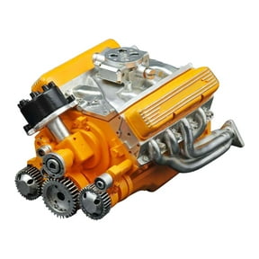 89%-Gasoline Ohv V8 Small-Block Engine Model Kits, Cison V8 Engine Kit Gasoline, V8 Engine Kits, Build Your Own Stem V8 Model Engine for Adults, Mini V8 Model Engine Kit