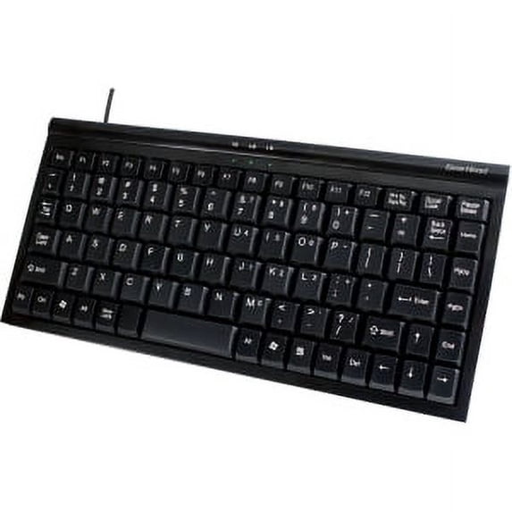 89-KEY MINI USB KEYBOARD BLACK METAL BASE BLACK AUG ETA