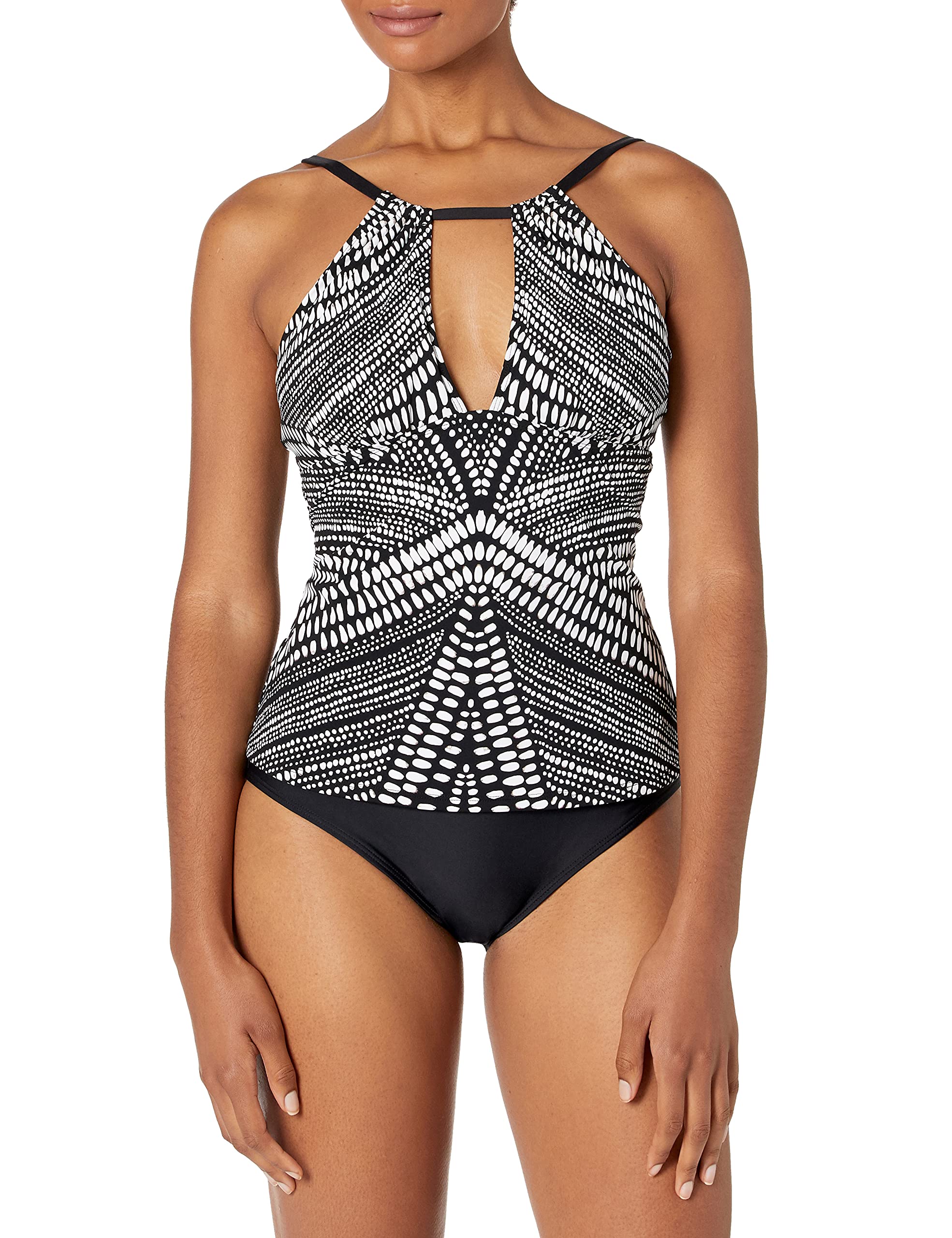 Kenneth cole ruffle tankini new arrivals