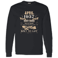 thumbnail image 1 of 89 Years Old 89Th Birthday Legend Vintage April 1937 Bday Long Sleeve Shirt, 1 of 3