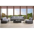 thumbnail image 1 of 89 x 30 x 25 in. Sheffield Pack Patio Sofa Set, Gray Fabric & Gray - 4 Piece, 1 of 1