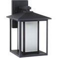thumbnail image 1 of 8903197S-12-Generation Lighting-Sea Gull Lighting-Hunnington-14W 1 LED Outdoor Small Wall Lantern in Contemporary Style-9 Inch wide by 14 Inch high, 1 of 2