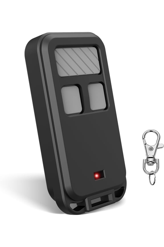 890MAX Garage Door Opener Remote for /Chamberlain/,  3 Button Garage Door Opener Remote with Mini Key Chain for  Red Yellow Orange Green Learn Buttons, 1 Pack