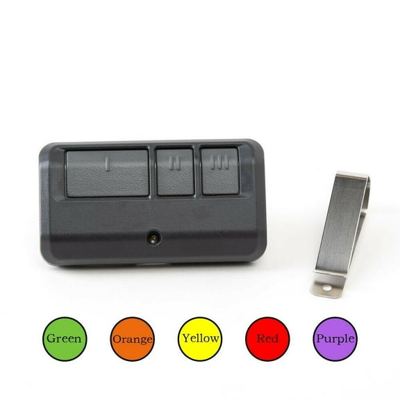 890MAX Yellow Red Purple Orange Green Remote Control for Liftmaster/Chamberlain
