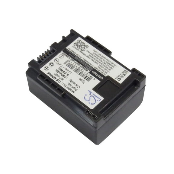 890mAh 2740B002 BP-808 Battery for Canon VIXIA HF M301 VIXIA HF G10 VIXIA HF20 VIXIA HF200 FS10 VIXIA HF S20 VIXIA HG21