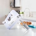 thumbnail image 1 of 89109 5-Speed Hand Mixer in White with Burst Control and Cord Retraction, 1 of 6