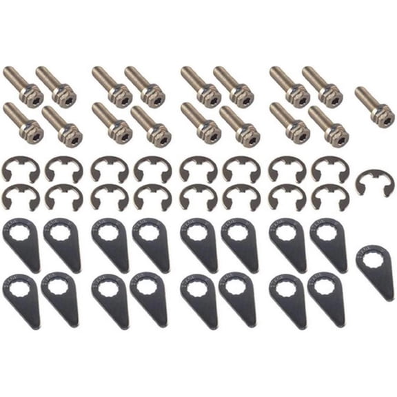8916 MOPAR 4.7, 5.7, 6.1 Liter Hemi V8 Header Bolt Kit - 8mm 1.25x25mm Bolts 6 Point DHH - Set of 17 pieces