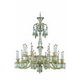 thumbnail image 1 of 8924 Majestic Collection Large Hanging Fixture D44in H50in Lt:24 Golden Teak Finish (Elegant Cut Golden Teak), 1 of 1