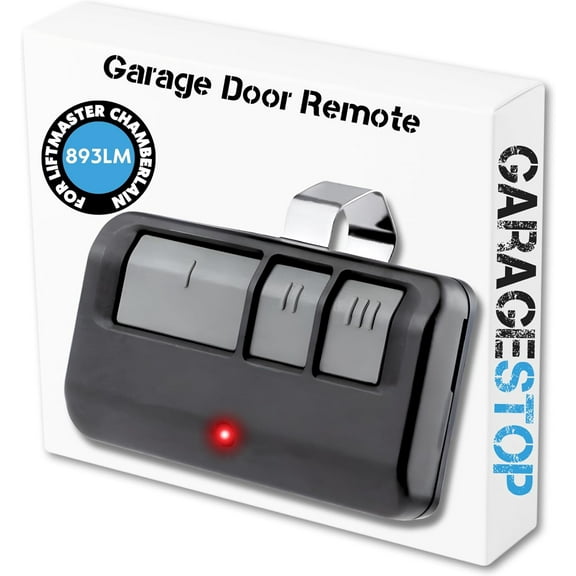 893LM 893Max for Chamberlain Craftsman Liftmaster Garage Door Opener Remote, 1993 to Present Garage Clicker, Garage Door Remote Replacement