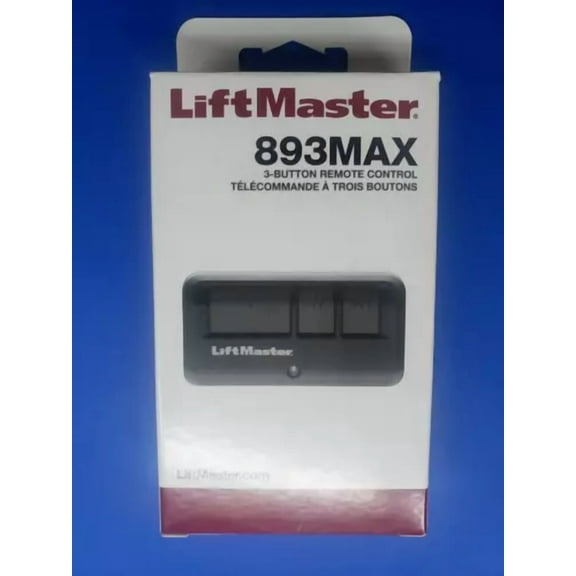 893Max 3 Button Liftmaster Visor Remote Control Garage Door Opener