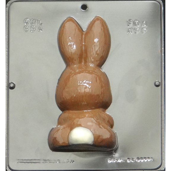894 Bunny Back Side Chocolate Candy Mold