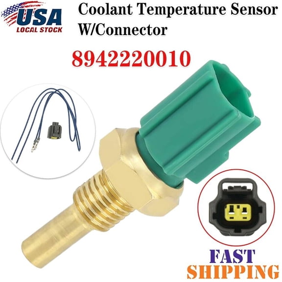 8942220010 Coolant Temperature Sensor + CONNECTOR Fit:Toyota Lexus Mazda Ford