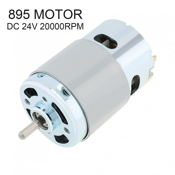 895 DC Motor 12-24V 10000-20000RPM High Torque Adjustable Motor for Electric Tool / DIY Small Drill Micro Machine with Double Ball Bearing, 895 DC Motor