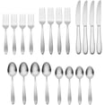 thumbnail image 1 of 895998 Mooncrest Satin 20 Piece Everyday Flatware Set, 1 of 11