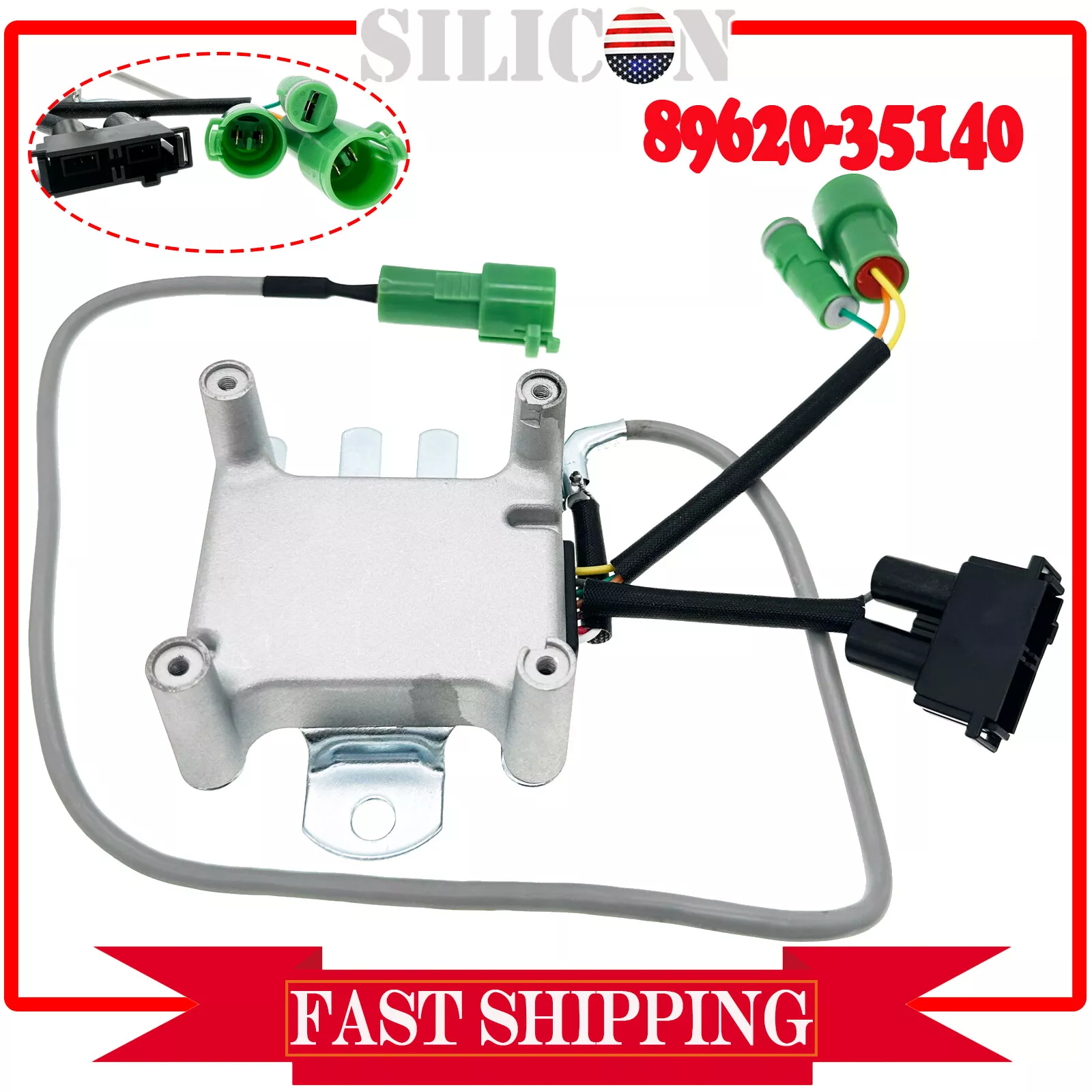 89620-35140 Ignition Control Module Coil Igniter Assembly For 1984-1988 ...