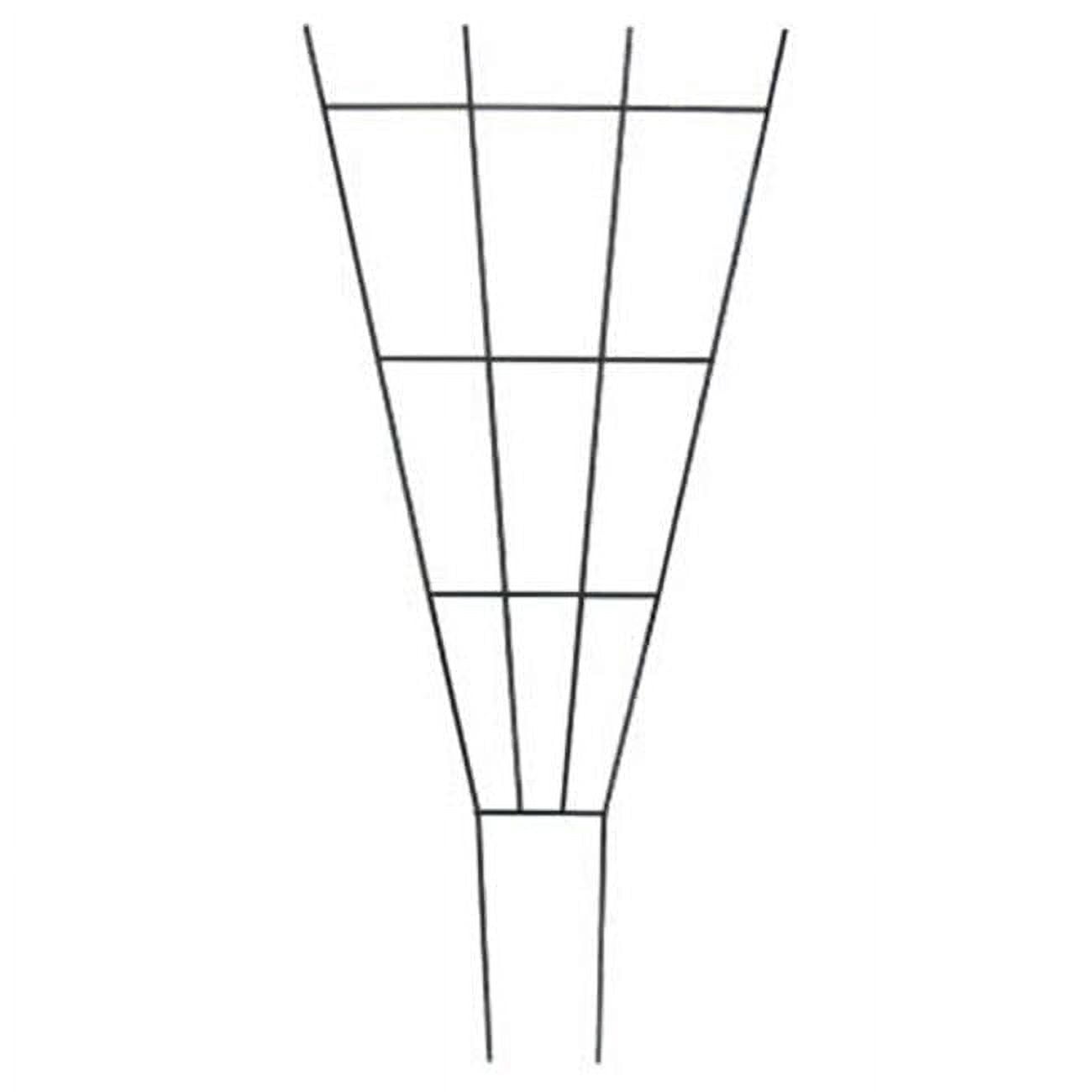 89635 36 H x 15 W in. Green Fan Style Pot Trellis