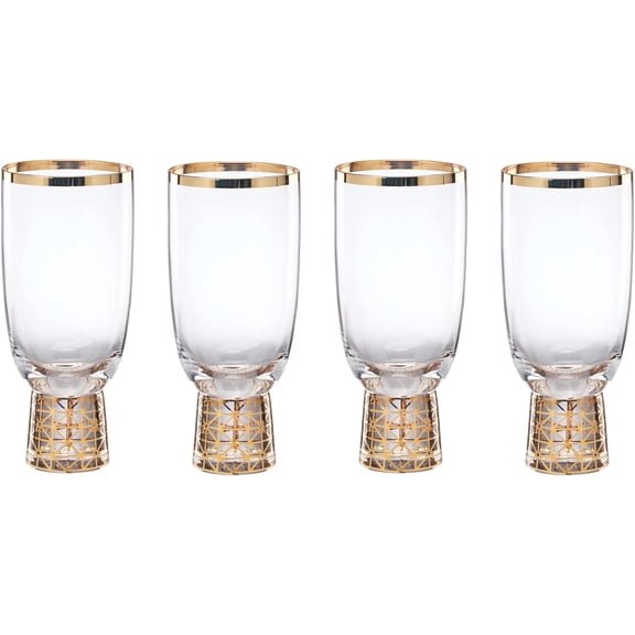897409 Tuscany Classics Gold Frost All-Purpose Glasses, Set of 4