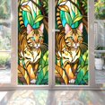 thumbnail image 1 of 89Bloom 17.7 x39.4 Inches Decorative Bengal Cat Stained Glass Window Film, Window Film for Glass Door Heat Control Anti UV, 1 of 4