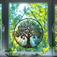 thumbnail image 1 of 89Bloom Fig Tree Window Hanging Stained Glass, Fig Tree Suncatchers for Windows Stained Glass, Stained Glass Fig Tree suncatcher, 1 of 7