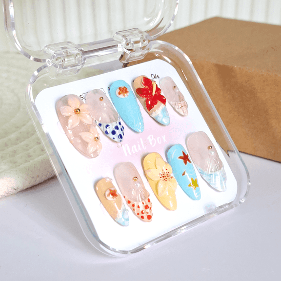 89Bloom Handmade Press On Nails, Beauty Nail For Women