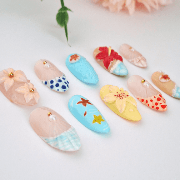 89Bloom Handmade Press On Nails, Beauty Nail For Women