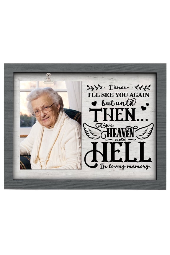 Personalized Memorial Picture Frame, Custom Memorial Gifts For Loss Of Dad, Memorial Gifts For Loss Of Mom, Personalized Memorial Gifts