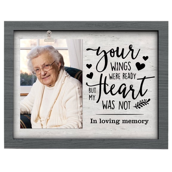 89Bloom Personalized Memorial Picture Frame, Custom Memorial Gifts For Loss Of Dad, Memorial Gifts For Loss Of Mom, Personalized Memorial Gifts