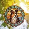 thumbnail image 1 of 89Bloom Rough Collie Wind Spinner For Yard Garden, Unique 3D Hanging Rough Collie Wind Spinner, 1 of 7