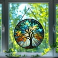 thumbnail image 1 of 89Bloom Sugar Maple Tree Window Hanging Stained Glass, Sugar Maple Tree Suncatchers for Windows Stained Glass, Stained Glass Sugar Maple Tree suncatcher, 1 of 7