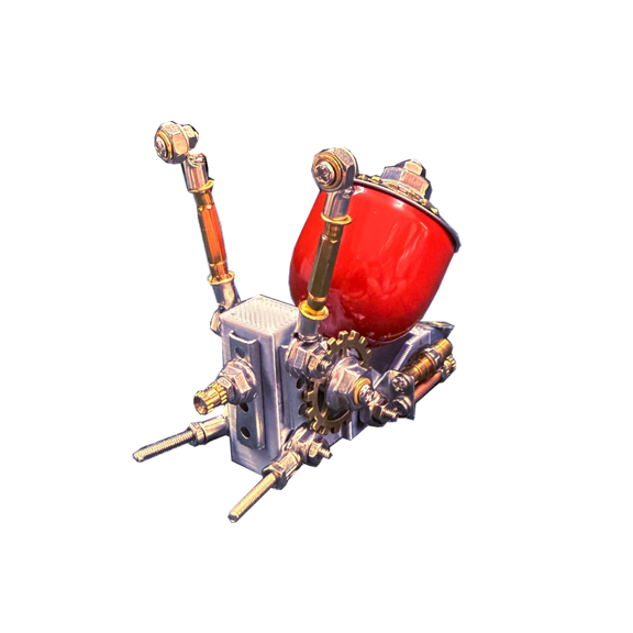 89PCS Mechanical Snail Metal Model, 3D DIY Steampunk Insect Assembly Kit, Creative Desk Display Ornament Gift for Enthusiasts