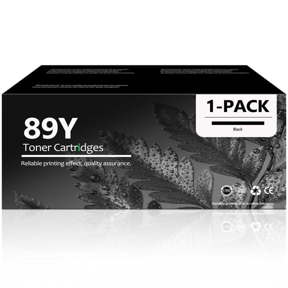 89Y Black Toner Cartridge Compatible for HP 89Y CF289Y Toner Cartridge for Laserjet Enterprise MFP M528dn M528f Printer