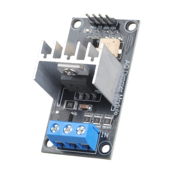 8A AC Dimmer Module 1 Channel 3.3V/5V logic 50/60hz 8A-400V for Precise Lighting Control with High Compatibility