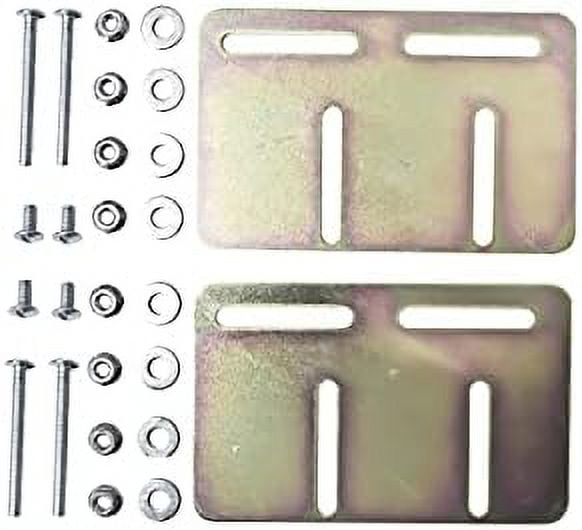 8A Universal Fit Adjustable Reversible Metal Queen To Full Size Headboard Footboard Bed Frame