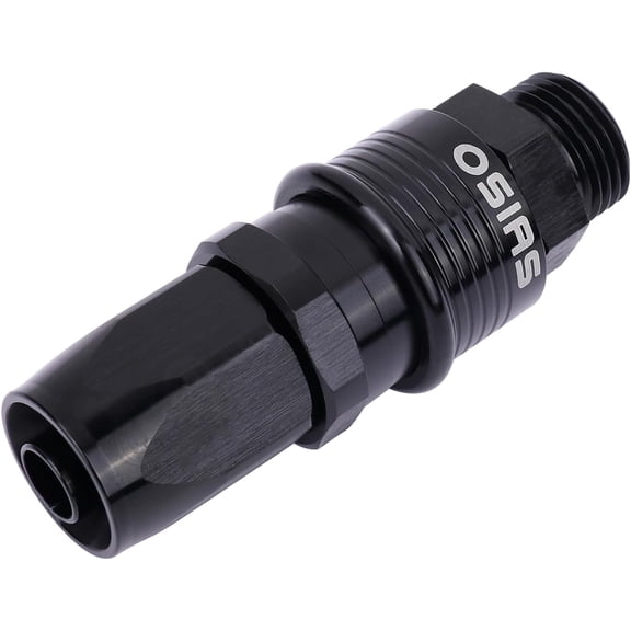 8AN 90 Degree Quick Release Fuel Fitting, Snap Lock Swivel Hose End Adapter for Braided Fuel Line, Racing & EFI Fuel Systems
