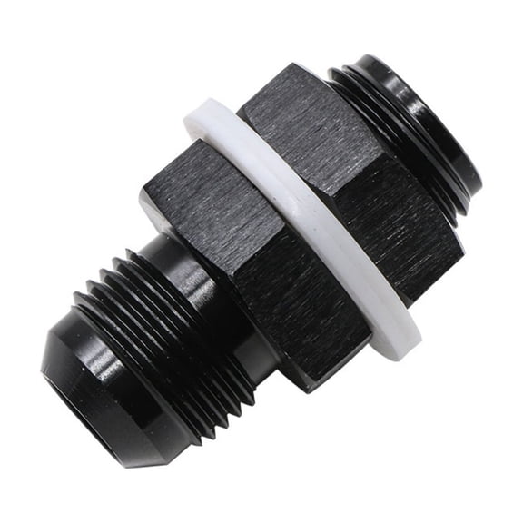8AN Male Bulkhead Fuel Cell Fitting Adapter,Aluminum Fuel Line Hose Adapter for Fuel Systems