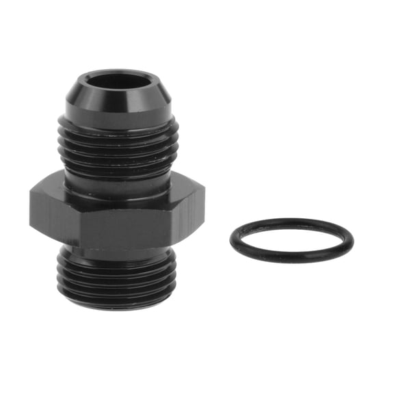 8AN to 8AN O Male Reusable O Adapter Orb for Durable Black