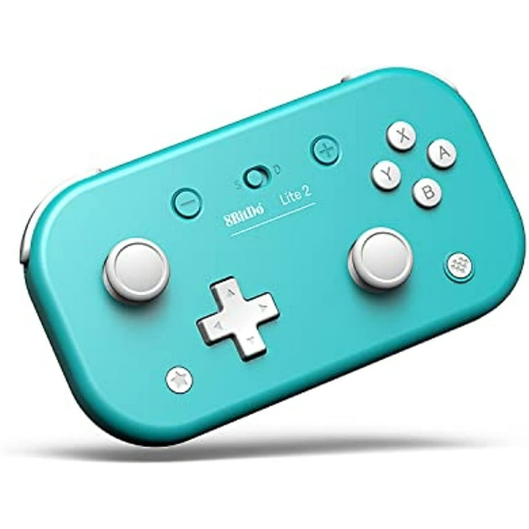 8BitDo Lite 2 BT Gamepad - Turquoise, Motion Control for Switch