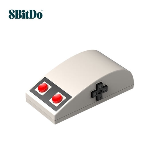 8BitDo N30 2.4G Wireless Mouse, Retro Design with D-Pad & 3D Touch Scroll, Compatible with Windows & MacOS