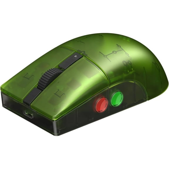 8BitDo Retro R8 Mouse with PAW 3395 Optical Sensor DPI 26K, Wireless 4K Polling Mouse with Charging Dock, Programmable Buttons, and Kailh Sword GM X Micro Switches - Xbox Edition(Officially Licensed)