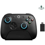 8BitDo Ultimate 2 Wireless Controller for Windows PC, Apple, Steam & Android, Gaming Controller with TMR Joysticks, Hall/Tactile Triggers, Motion Control, RGB Fire Ring, 1000Hz Polling Rate